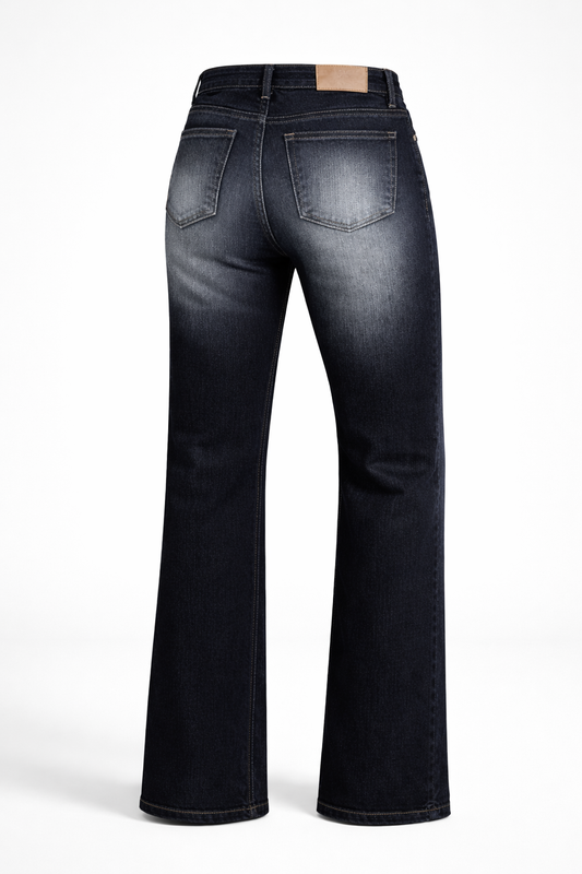 Midnight Blue Straight-Fit Denim