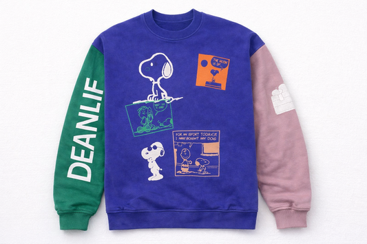 Color Block Statement -Round Neck