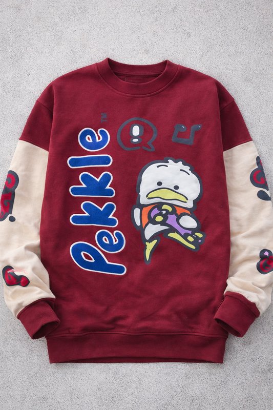 Pekkle Playtime- Dark Red Hoodie