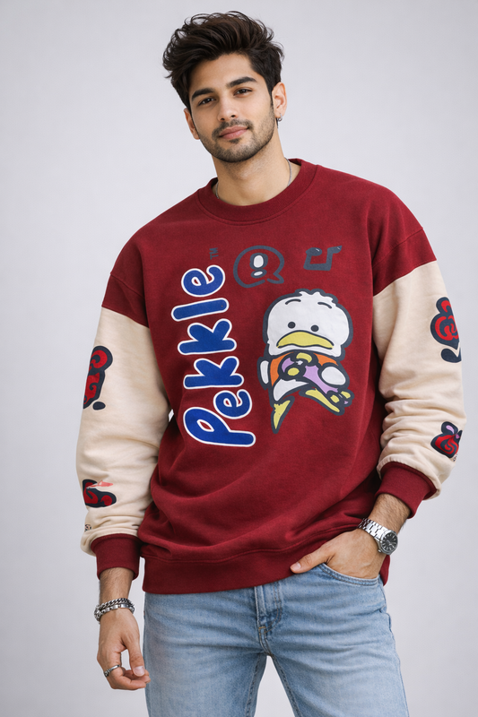 Pekkle Playtime- Dark Red Hoodie